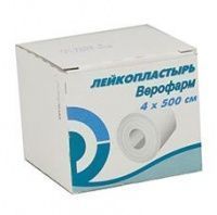 Лейкопластырь 4,0х500 (картон.уп)